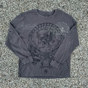 Y2K Grunge Style Long Sleeve | Size XL